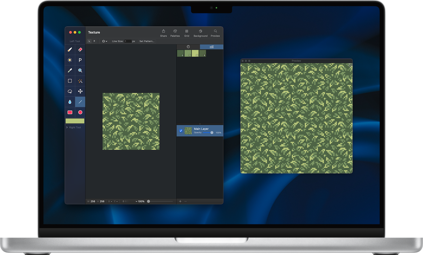 Pixen - pixel art editor for macOS